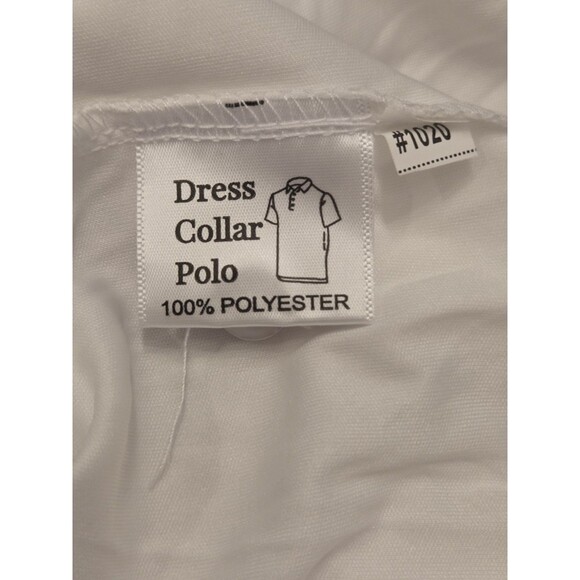 NWOT Collars & Co Mens 3XL Dress Collar Polo White Shirt Relaxed Minor Mark Read - Picture 5 of 7